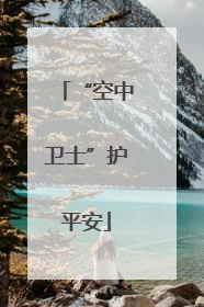 “空中卫士”护平安