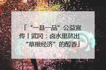 “一县一品”公益宣传丨武冈：卤水里熬出“草根经济”的醇香