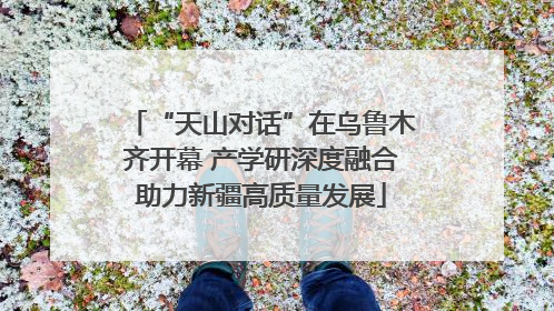 “天山对话”在乌鲁木齐开幕 产学研深度融合助力新疆高质量发展