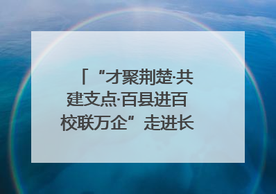 “才聚荆楚·共建支点·百县进百校联万企”走进长江大学文理学院