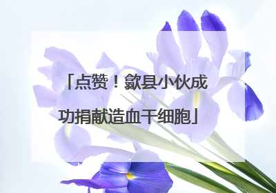 点赞！歙县小伙成功捐献造血干细胞