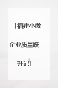 福建小微企业质量跃升记