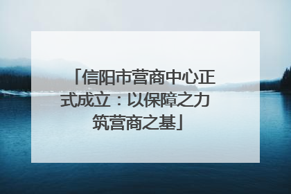 信阳市营商中心正式成立：以保障之力 筑营商之基