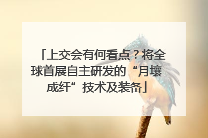 上交会有何看点？将全球首展自主研发的“月壤成纤”技术及装备