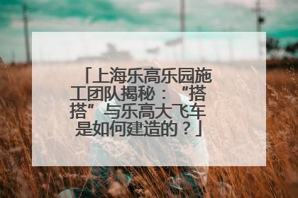 上海乐高乐园施工团队揭秘：“搭搭”与乐高大飞车是如何建造的？