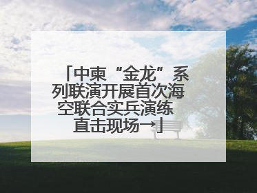 中柬“金龙”系列联演开展首次海空联合实兵演练 直击现场→