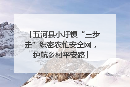五河县小圩镇“三步走”织密农忙安全网，护航乡村平安路