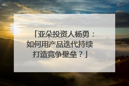 亚朵投资人杨勇：如何用产品迭代持续打造竞争壁垒？