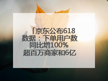 京东公布618数据：下单用户数同比增100% 超百万商家和6亿消费者受益AI