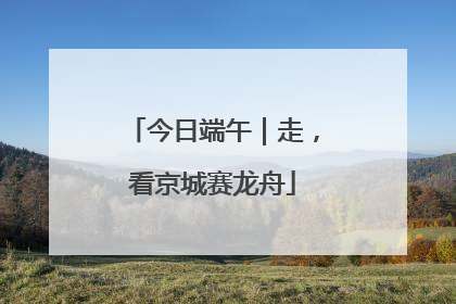 今日端午｜走，看京城赛龙舟