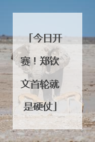 今日开赛！郑钦文首轮就是硬仗