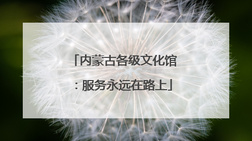 内蒙古各级文化馆：服务永远在路上