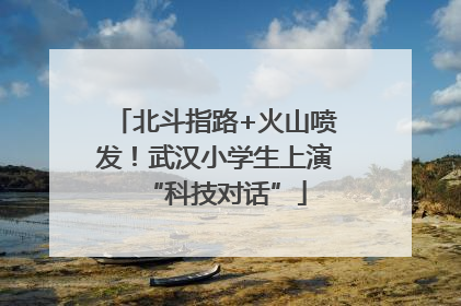 北斗指路+火山喷发！武汉小学生上演“科技对话”