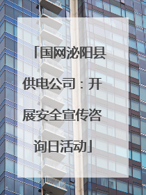 国网泌阳县供电公司：开展安全宣传咨询日活动