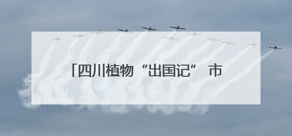四川植物“出国记” 市民沉浸式体验自然之美