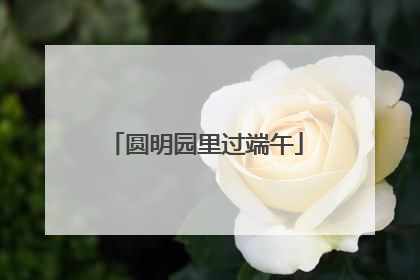 圆明园里过端午