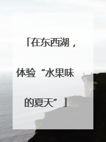 在东西湖，体验“水果味的夏天”