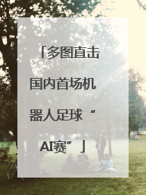 多图直击国内首场机器人足球“AI赛”