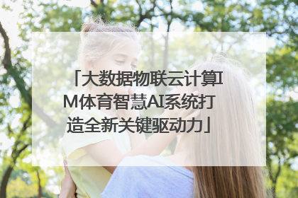 大数据物联云计算IM体育智慧AI系统打造全新关键驱动力