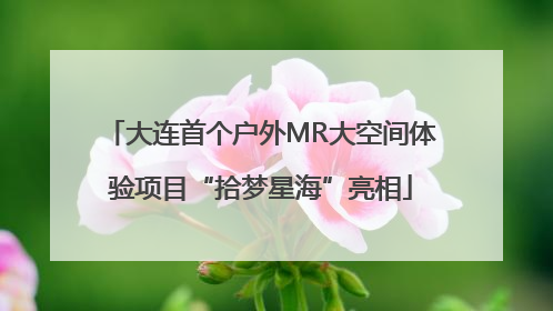 大连首个户外MR大空间体验项目“拾梦星海”亮相