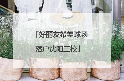 好丽友希望球场落户沈阳三校