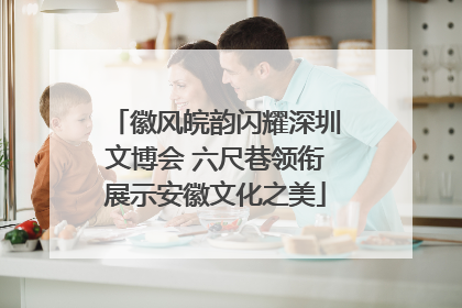 徽风皖韵闪耀深圳文博会 六尺巷领衔展示安徽文化之美