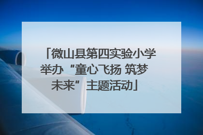 微山县第四实验小学举办“童心飞扬 筑梦未来”主题活动