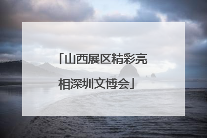 山西展区精彩亮相深圳文博会
