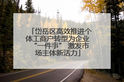 岱岳区高效推进个体工商户转型为企业“一件事” 激发市场主体新活力