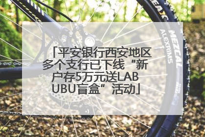 平安银行西安地区多个支行已下线“新户存5万元送LABUBU盲盒”活动