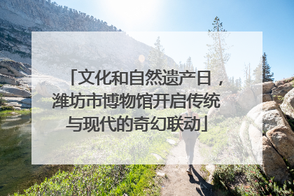 文化和自然遗产日，潍坊市博物馆开启传统与现代的奇幻联动
