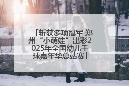 斩获多项冠军 郑州“小萌娃”出彩2025年全国幼儿手球嘉年华总站赛