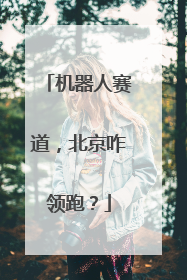 机器人赛道，北京咋领跑？