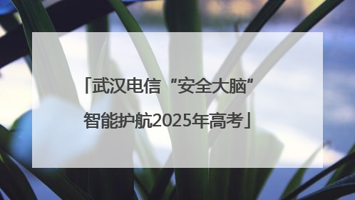 武汉电信“安全大脑” 智能护航2025年高考