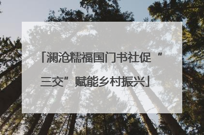 澜沧糯福国门书社促“三交”赋能乡村振兴