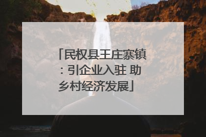 民权县王庄寨镇：引企业入驻 助乡村经济发展