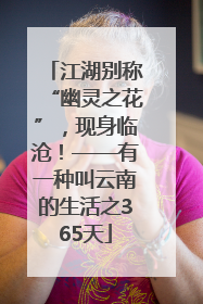 江湖别称“幽灵之花”，现身临沧！——有一种叫云南的生活之365天