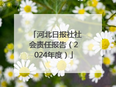 河北日报社社会责任报告（2024年度）