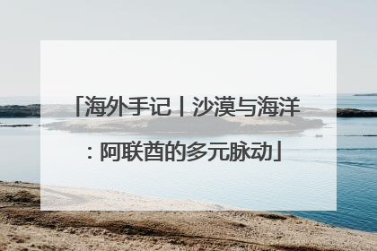 海外手记丨沙漠与海洋：阿联酋的多元脉动