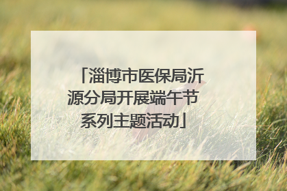 淄博市医保局沂源分局开展端午节系列主题活动