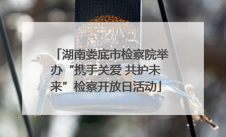 湖南娄底市检察院举办“携手关爱 共护未来”检察开放日活动