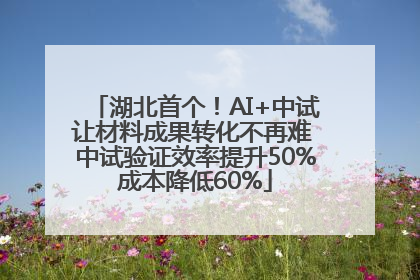 湖北首个！AI+中试让材料成果转化不再难 中试验证效率提升50%成本降低60%