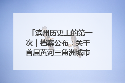 滨州历史上的第一次｜档案公布：关于首届黄河三角洲城市经济博览会暨发展论坛情况的总结报告
