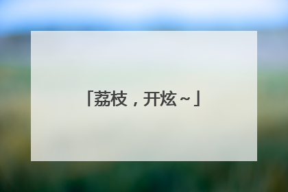 荔枝，开炫～