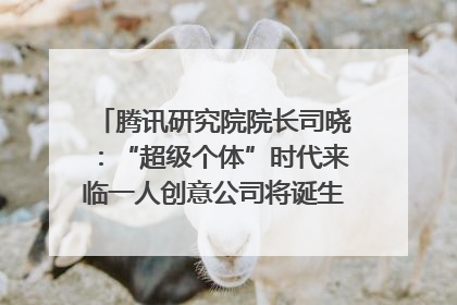 腾讯研究院院长司晓：“超级个体”时代来临一人创意公司将诞生｜聚焦2025文化强国建设高峰论坛