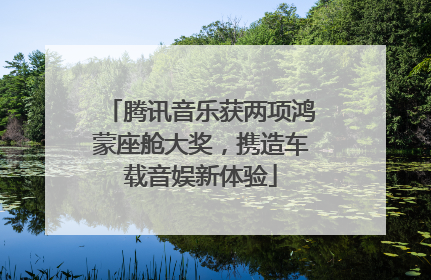腾讯音乐获两项鸿蒙座舱大奖，携造车载音娱新体验