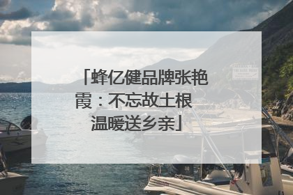 蜂亿健品牌张艳霞：不忘故土根 温暖送乡亲