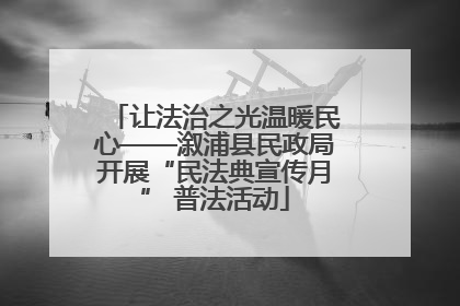 让法治之光温暖民心——溆浦县民政局开展“民法典宣传月” 普法活动