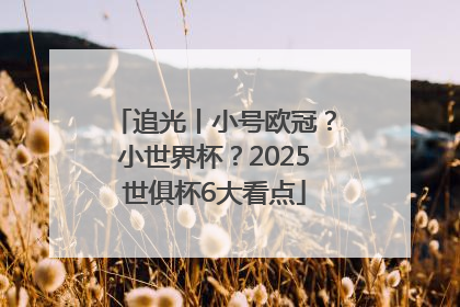 追光丨小号欧冠？小世界杯？2025世俱杯6大看点