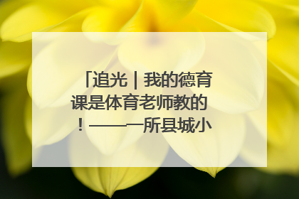 追光｜我的德育课是体育老师教的！——一所县城小学的思政课改革